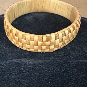 Woven Tan and Brown Bracelet